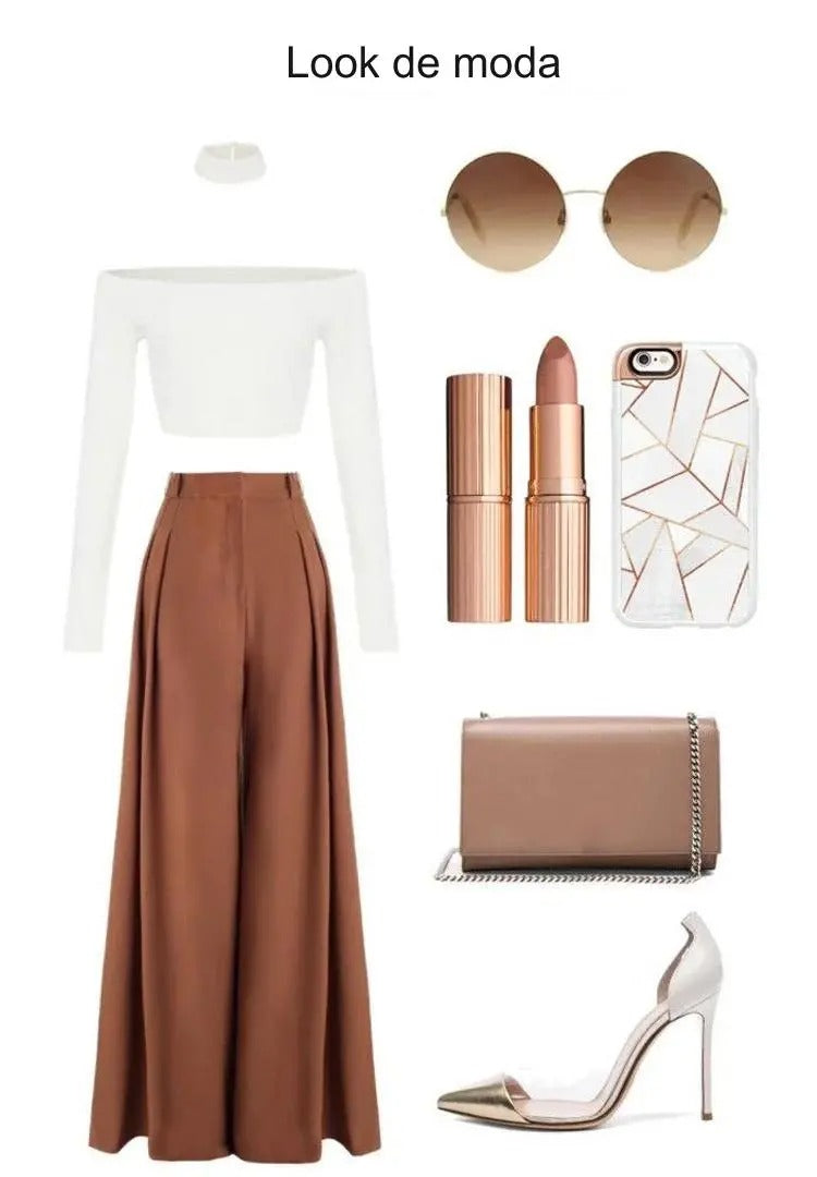 💎 PANTALÓN 2 EN 1: La versatilidad de un pantalón con la elegancia de una falda💎👜😍