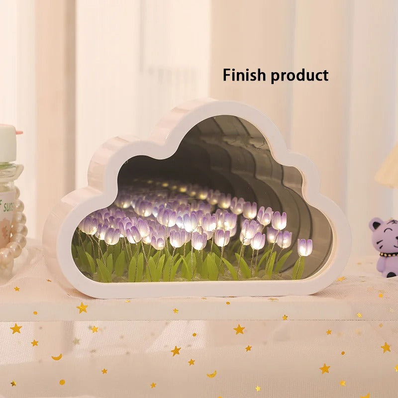 LÁMPARA DE TULIPANES🌷✨ - ¡Transforma tus espacios en un rincón de ensueño! OFERTA ESPECIAL DEL MES👇