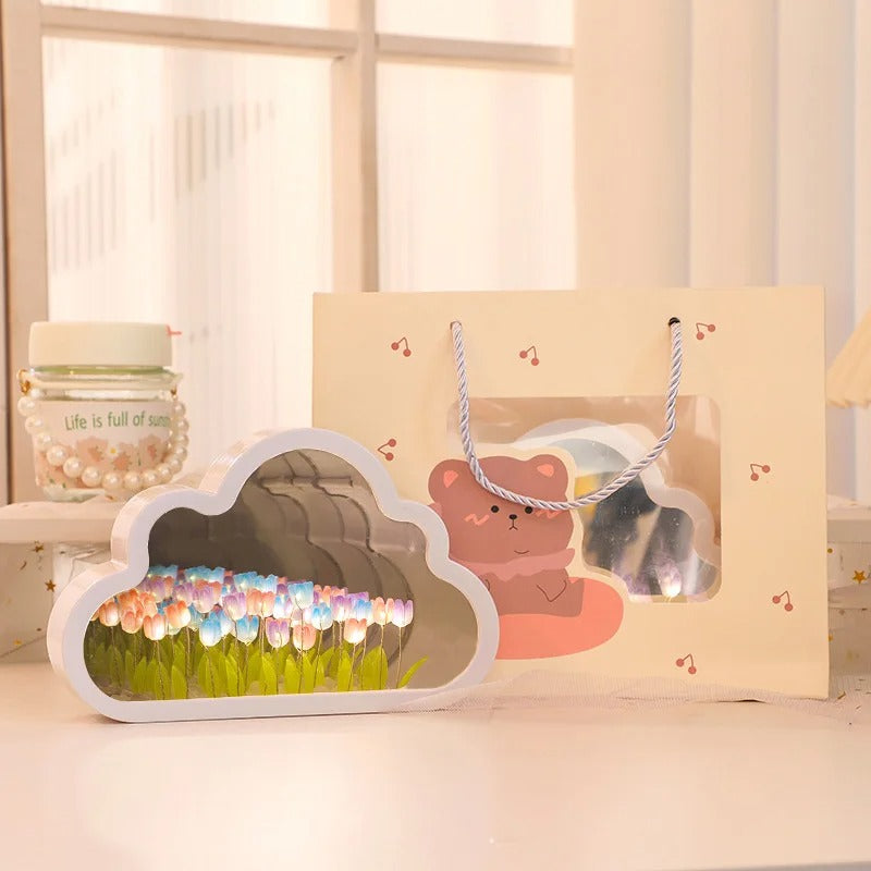 LÁMPARA DE TULIPANES🌷✨ - ¡Transforma tus espacios en un rincón de ensueño! OFERTA ESPECIAL DEL MES👇