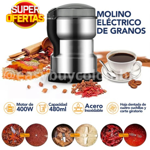 MINI MOLINILLO DE GRANOS Y CAFÉ: Frescura y Sabor en Cada Molido ✨