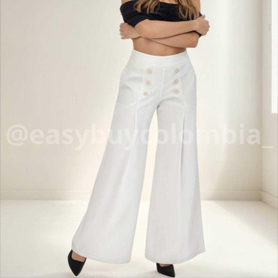 Pantalón Efecto Falda - Elegancia y Comodidad en un Solo Diseño💎¡OBSEQUIO ORGANIZADOR DE BOLSOS!👜