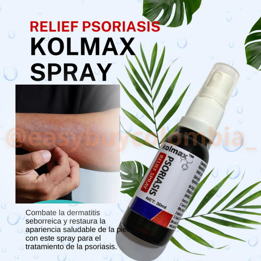 KOLMAX Dile Adiós a la Psoriasis: Alivio Instantáneo con Ingredientes Naturales 🌿✨