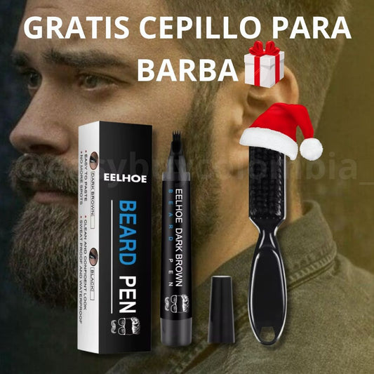 LÁPIZ DE BARBA:🧔🏻‍♂️ Rellena, Define y Logra un Look Perfecto al Instante + OBSEQUIO🎁