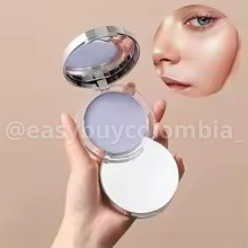¡Adiós al Brillo! Cuida tu Piel Mientras Logras un Mate Perfecto Todo el Día con Nuestro Polvo Compacto 🌟✨