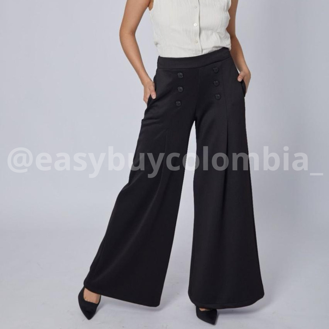 Pantalón Efecto Falda - Elegancia y Comodidad en un Solo Diseño💎¡OBSEQUIO ORGANIZADOR DE BOLSOS!👜