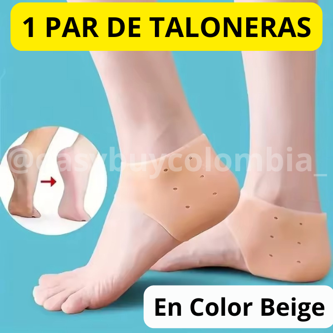 Transforma Cada Paso en Confort: Taloneras de Silicona con Tecnología de Alivio Activo👇