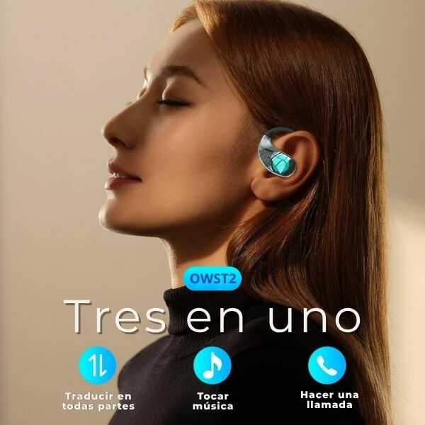 TalkMaster® Auriculares Traductor de +140 Idiomas con Bluetooth