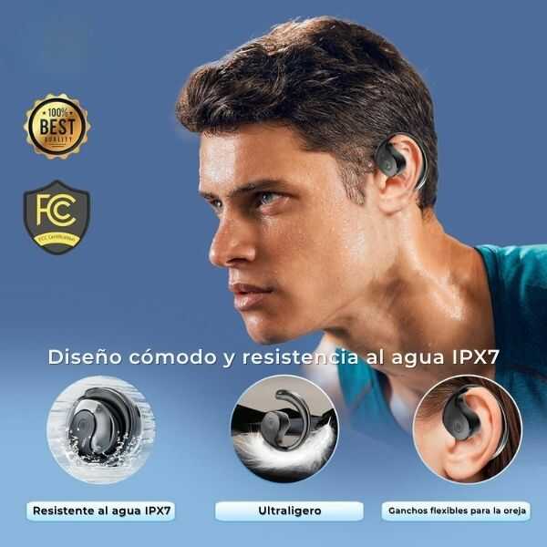 TalkMaster® Auriculares Traductor de +140 Idiomas con Bluetooth