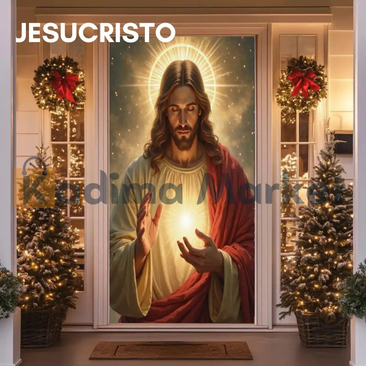 🎄Dale la Bienvenida a la Navidad con un Toque Mágico en tu Puerta