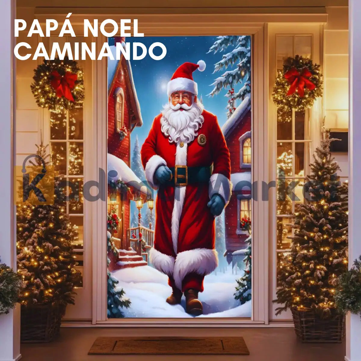 🎄Dale la Bienvenida a la Navidad con un Toque Mágico en tu Puerta