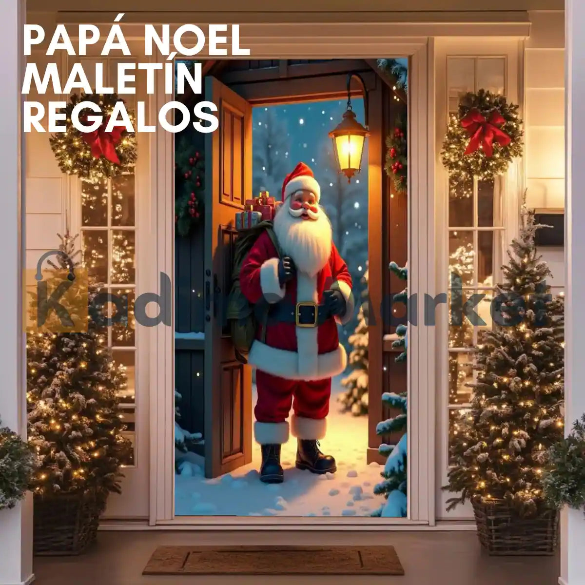 🎄Dale la Bienvenida a la Navidad con un Toque Mágico en tu Puerta