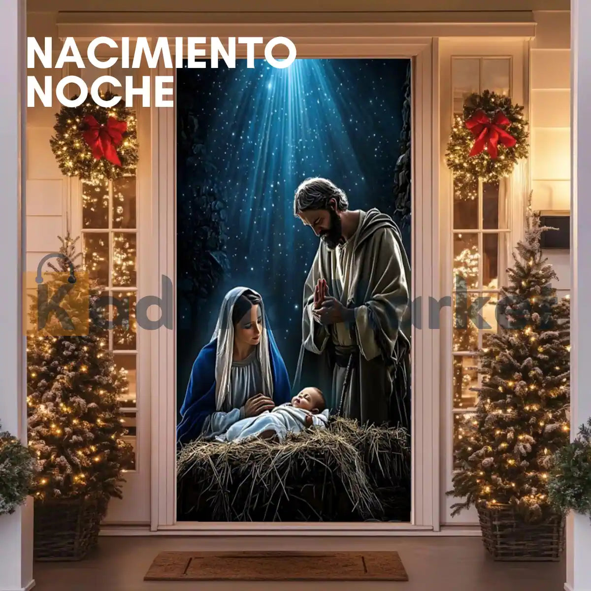 🎄Dale la Bienvenida a la Navidad con un Toque Mágico en tu Puerta