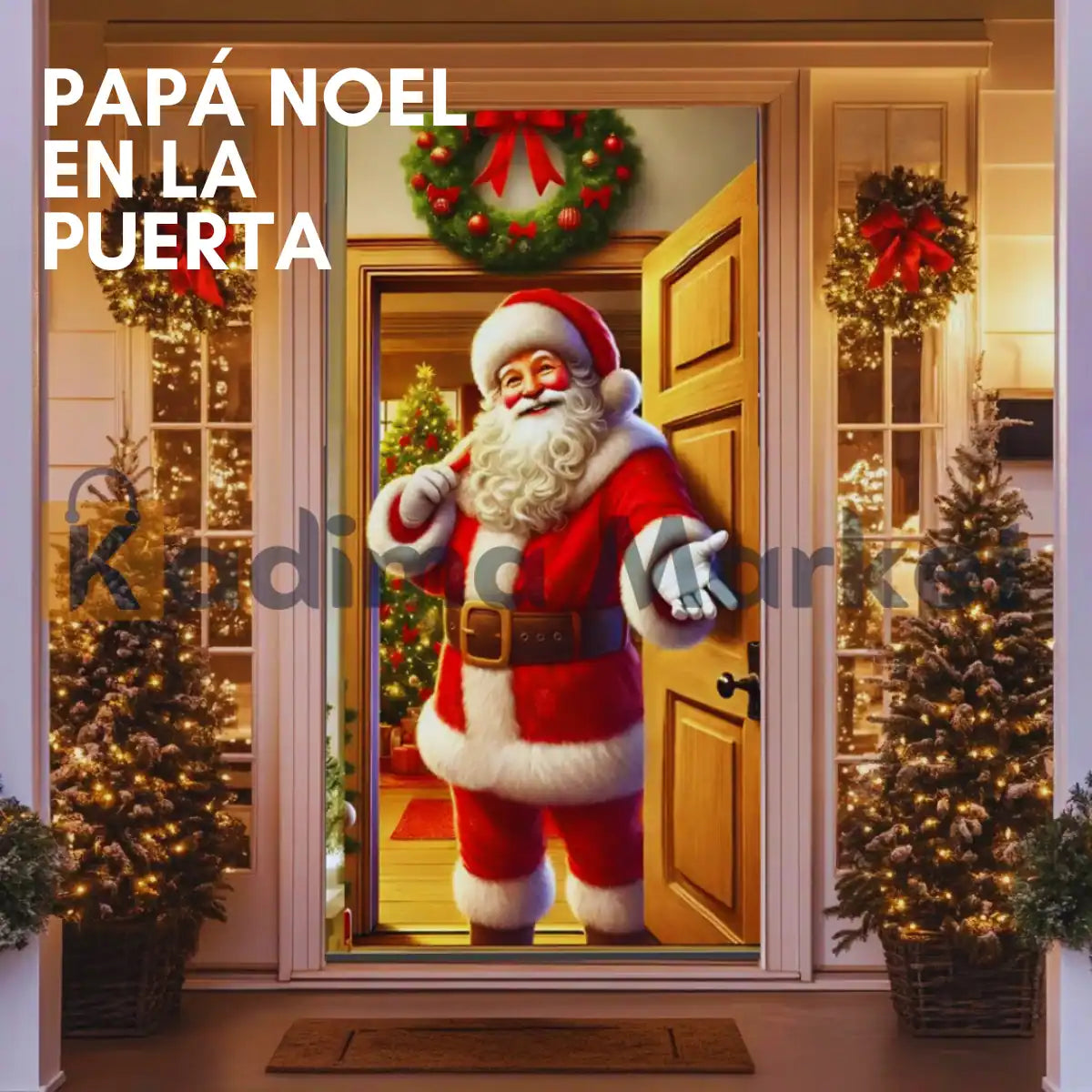 🎄Dale la Bienvenida a la Navidad con un Toque Mágico en tu Puerta