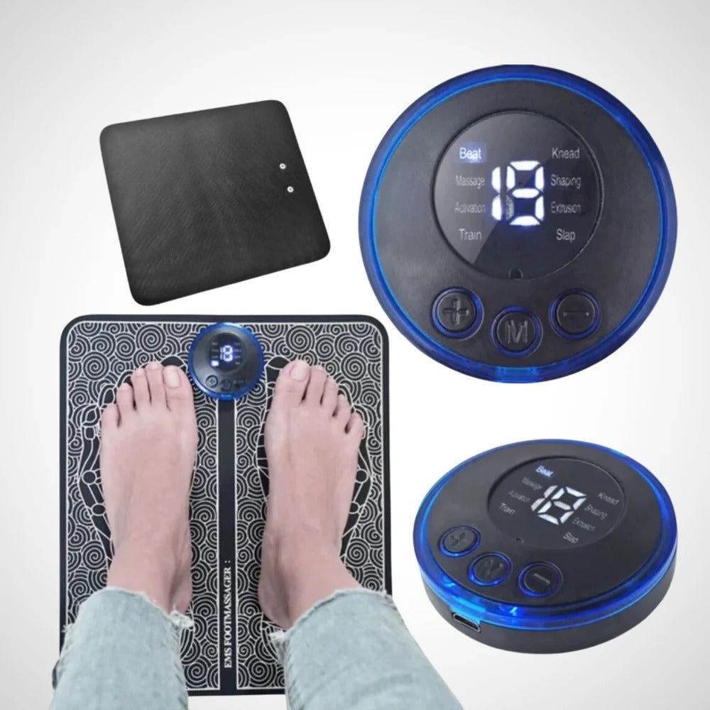 ¡Revitaliza tus Pies, Vive Sin Dolor! Combo Comfort: Taloneras(2) y Tapete Masajeador Eléctrico