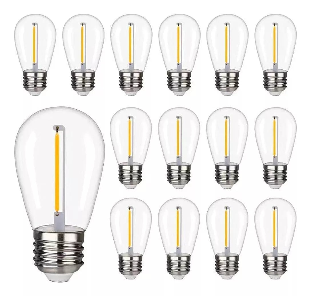 Reemplazo De Bombillas De Cadena Led S14 A Prueba De Roturas