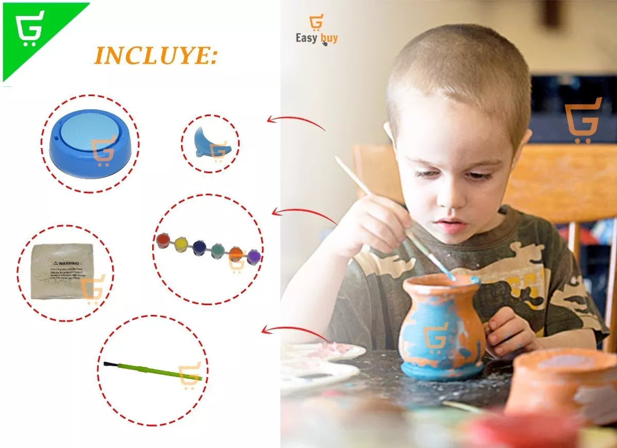 Juguete Set Arcilla Maquina De Moldeado Y Accesorios Niñas