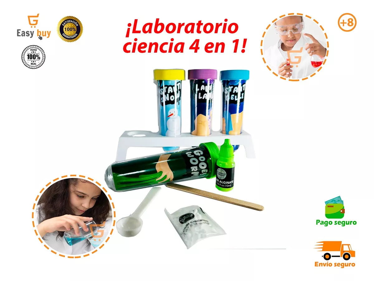 Kit De Experimentos De Química Para Niños