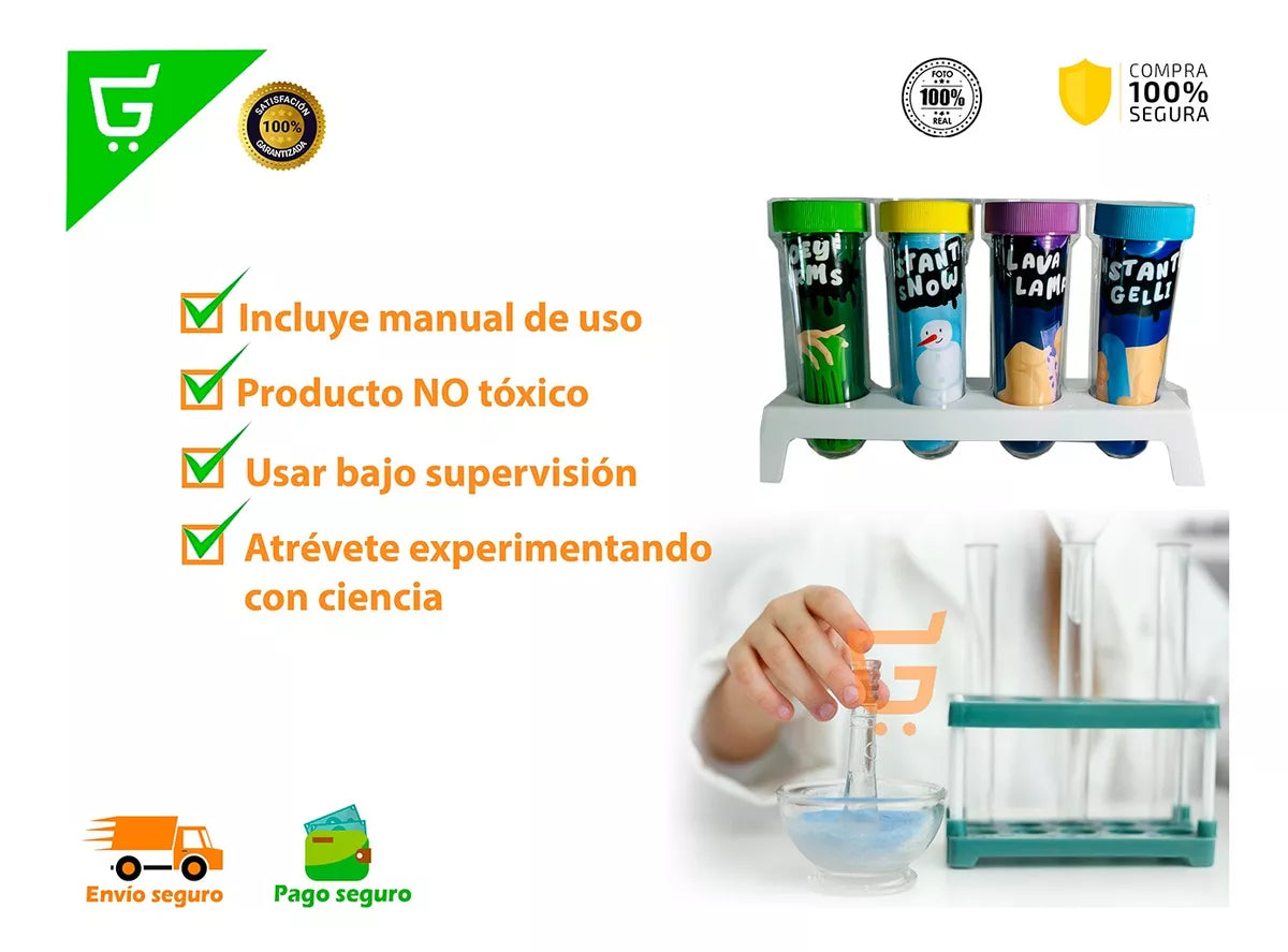 Kit De Experimentos De Química Para Niños