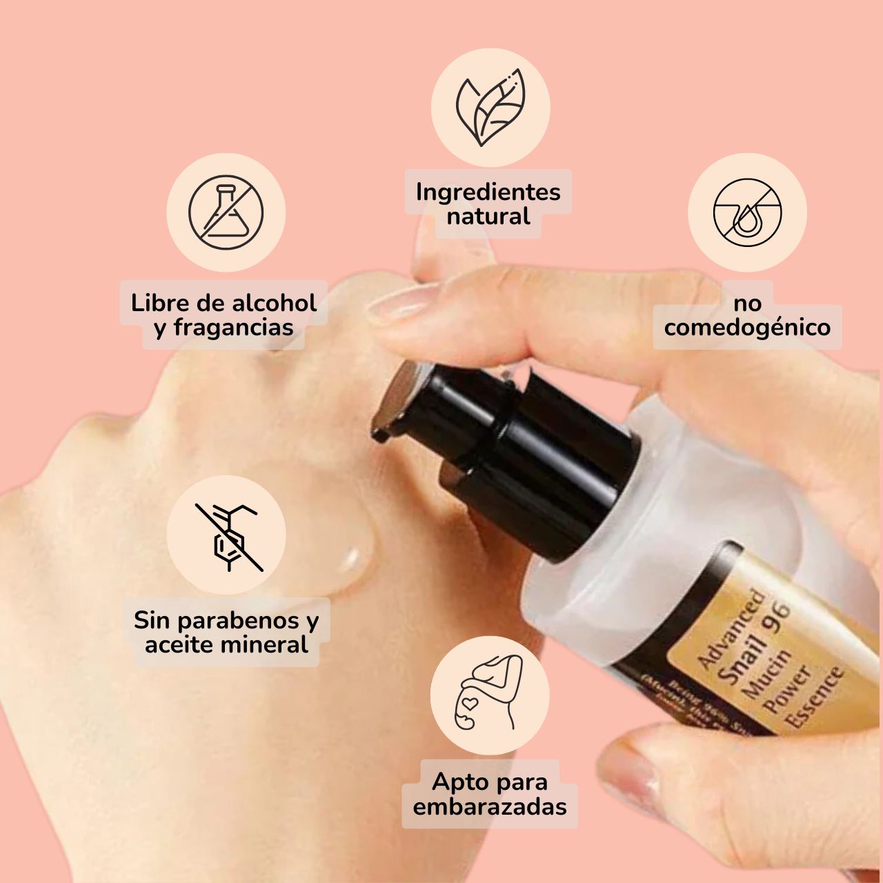 ✨ Sérum de Baba de Caracol – Adiós Manchas y Cicatrices - 100 mL