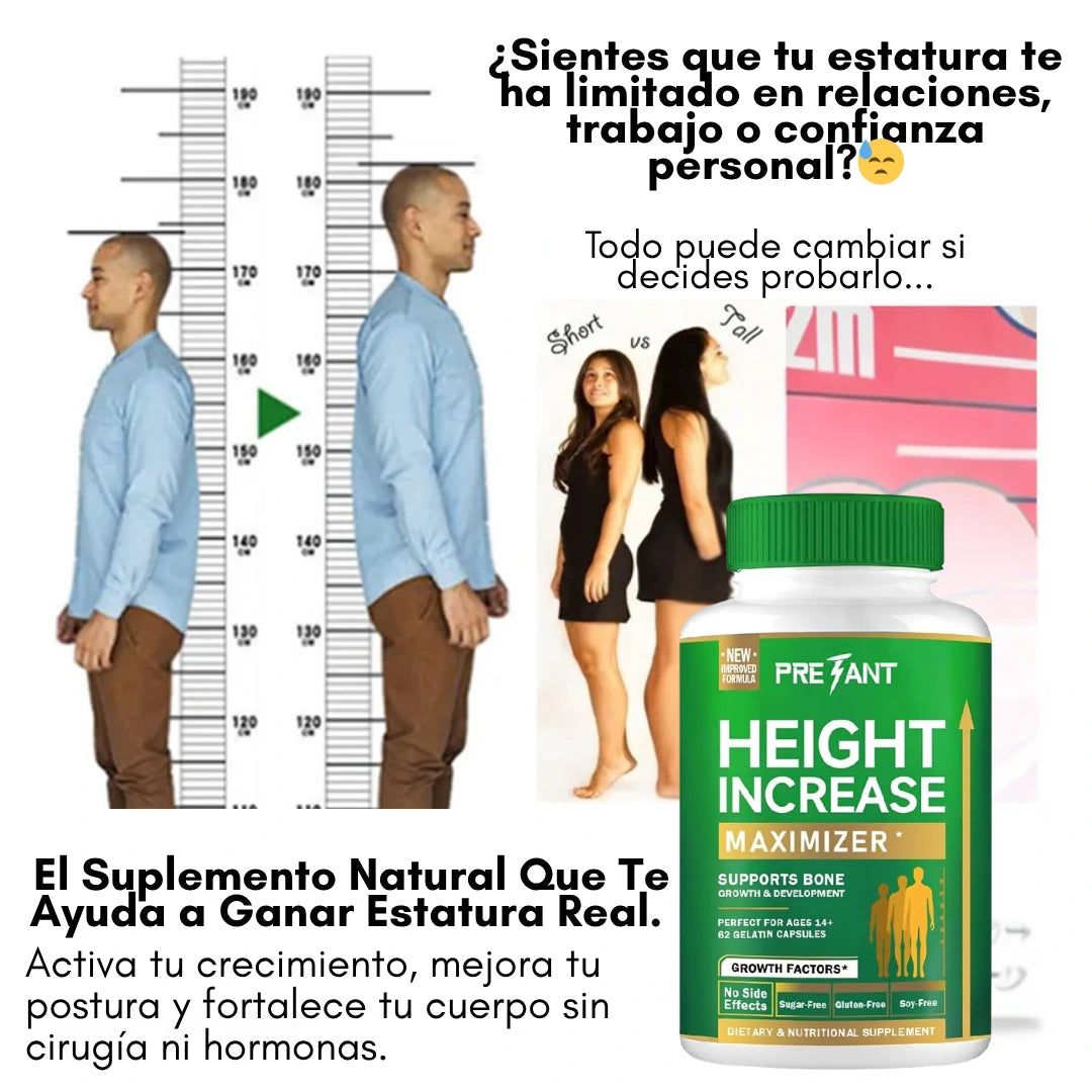 Aumenta esos 10 CM que tanto sueñas⏫