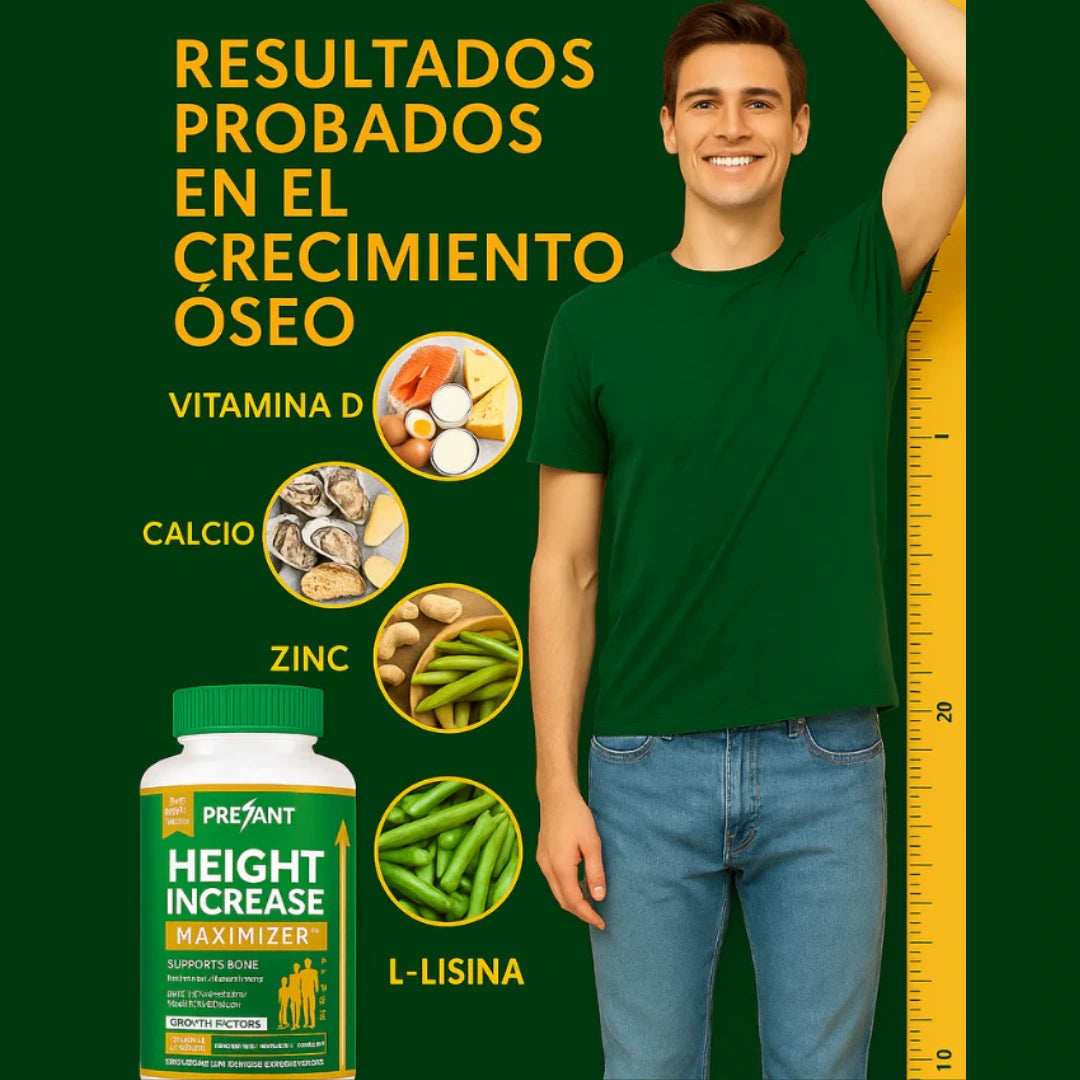 Aumenta esos 10 CM que tanto sueñas⏫