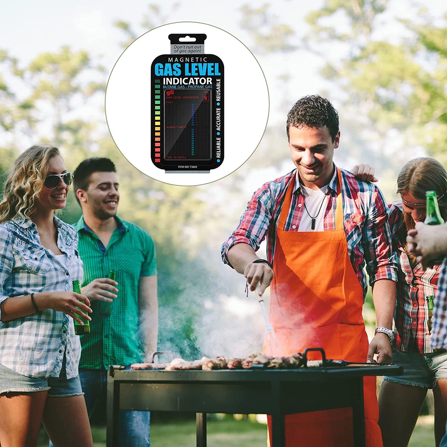 Medidor Magnético de Nivel de Cilindro  – Controla Tu Gas Fácilmente y Evita Sorpresas